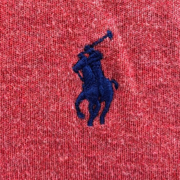 Polo Ralph Lauren Mens Polo Shirt Large Red Short Sleeve Classic Fit Casual - Picture 6 of 10
